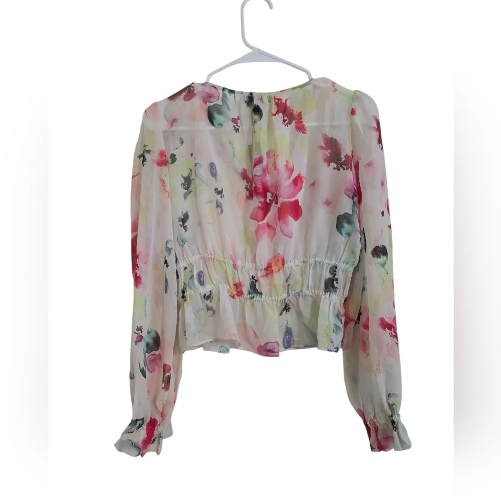 Steve Madden Sheer Women's Ardenne Top Size XS - Picture 7 of 9